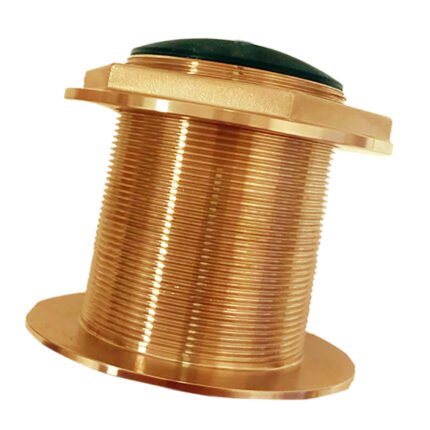 Echonautics Bronze Low-Profile Thru-Hull High-Frequency CHIRP Transducer - 1kW, 0&deg; Tilt, 130-210kHz