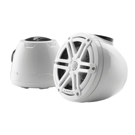 JL Audio M3 VeX&trade; Series 6.5" Enclosed Coaxial Speakers w/White Sports Grilles - M3-650VEX-Gw-S-Gw