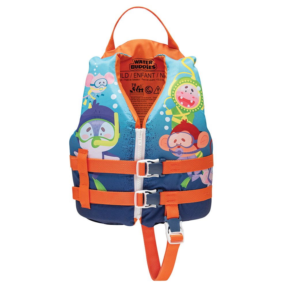 Full Throttle Child Water Buddies Life Vest - Shark - 30-50lbs Type III 106585XL