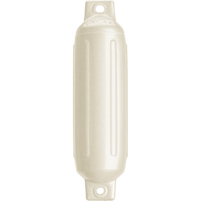 Polyform G-1 Twin Eye Fender 3.5″ x 12.8″ – Metallic White