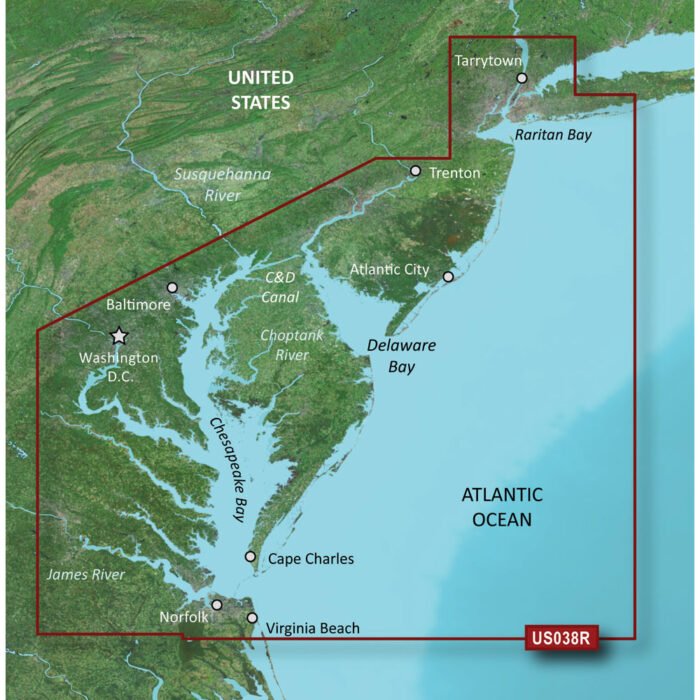 Garmin BlueChart® g3 Vision HD - VUS038R - New York - Chesapeake