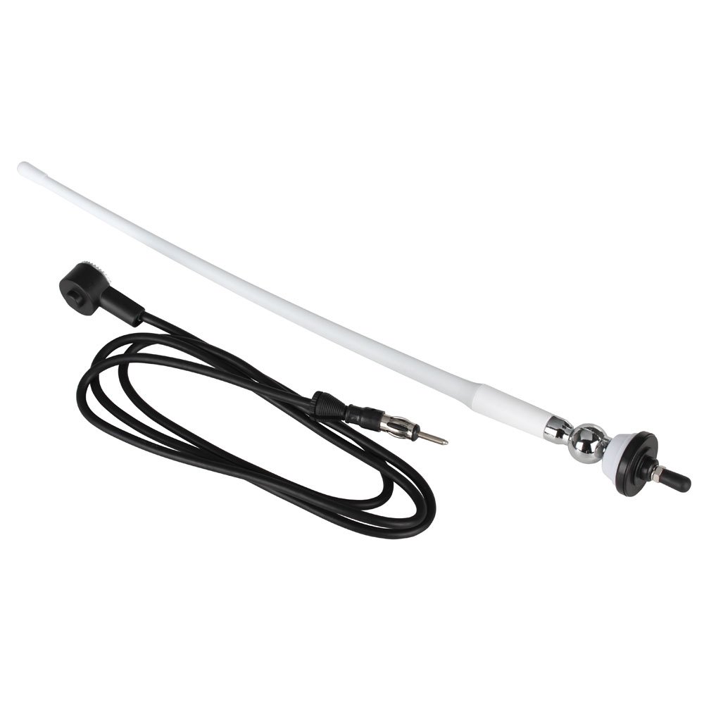 Boss Audio MRANT12W AM/FM Rubber Antenna - White 42925XL