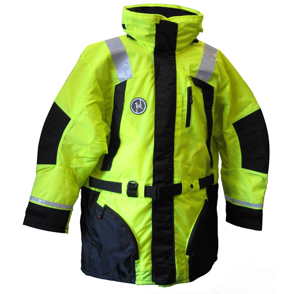 First Watch AC-1100 Flotation Coat - Hi-Vis Yellow - XL 46490XL