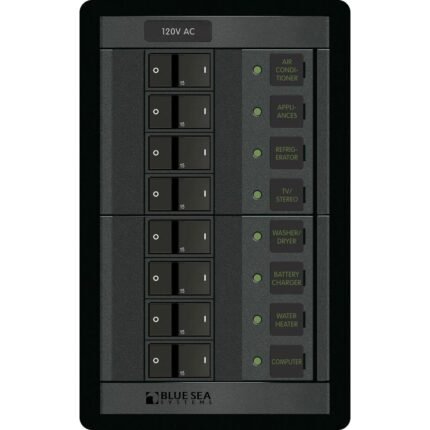 Blue Sea 1228 120V AC 8 Position