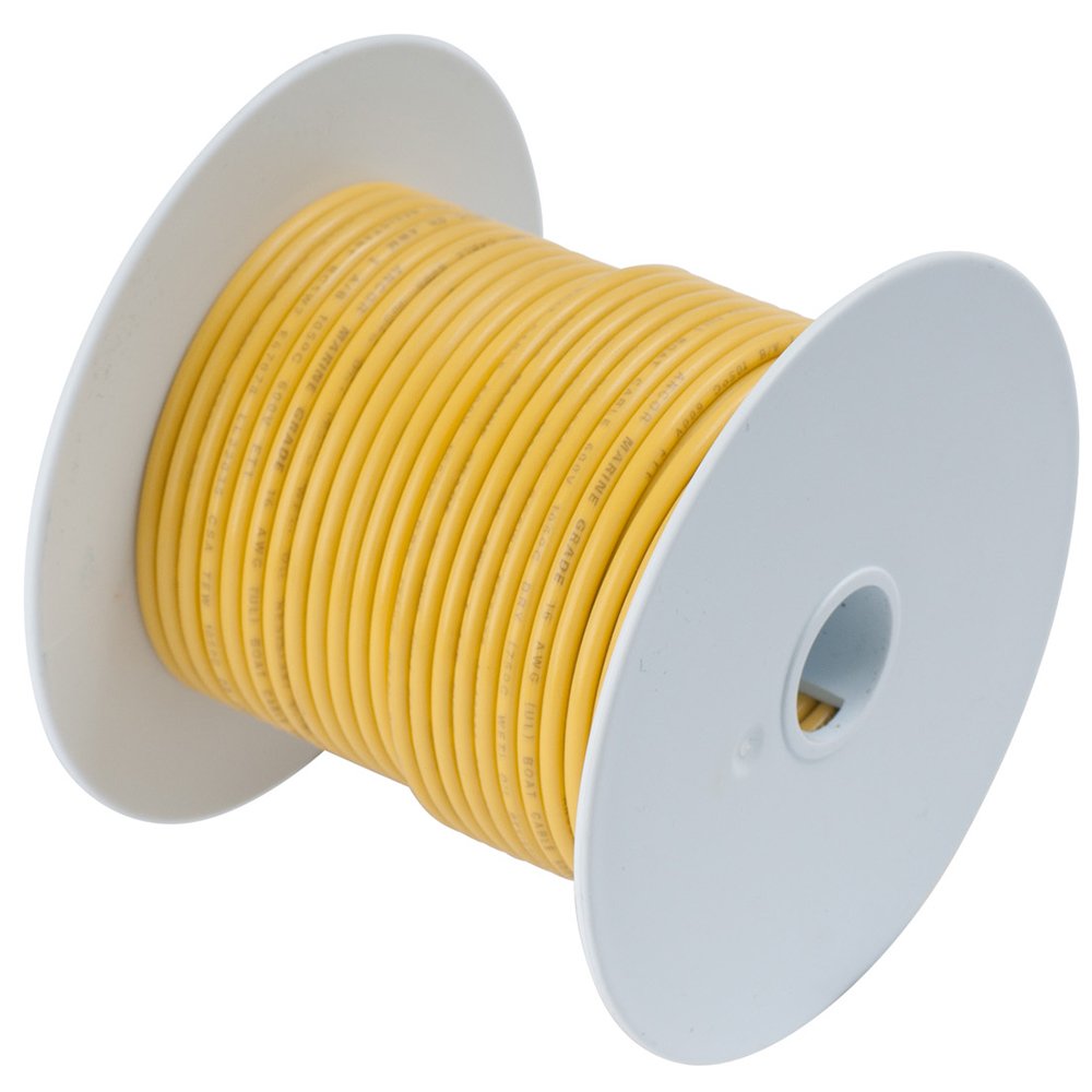 Ancor Yellow 10 AWG Tinned Copper Wire - 100' 60919XL