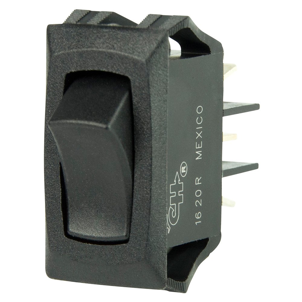 BEP Curved SPDT Mini Rocker Switch - 12V - ON/ON 67693XL