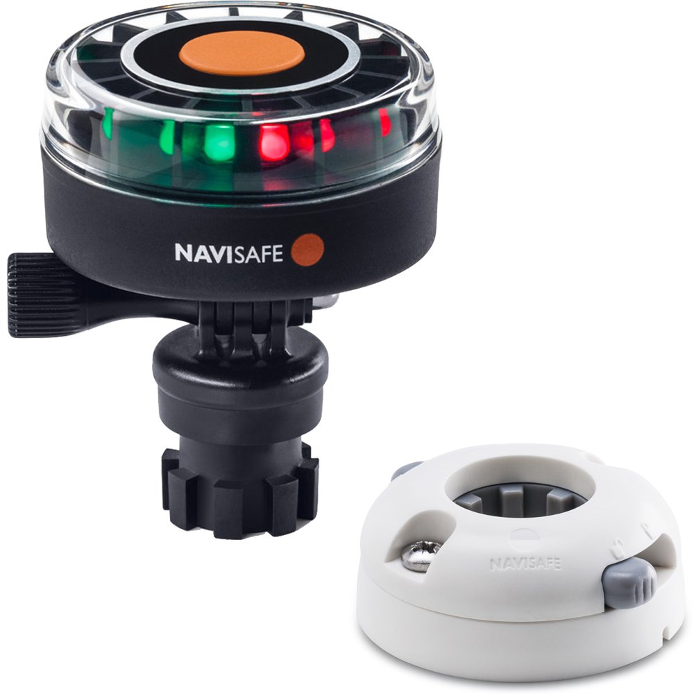Navisafe Navilight 2NM Tricolor w/Navimount Base & Horizontal Mount - White 68163XL