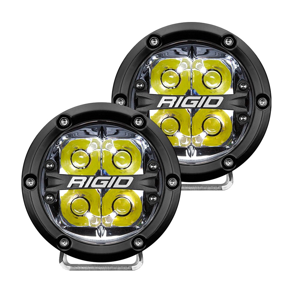 RIGID Industries 360-Series 4" LED Off-Road Spot Beam w/White Backlight - Black Housing 80278XL