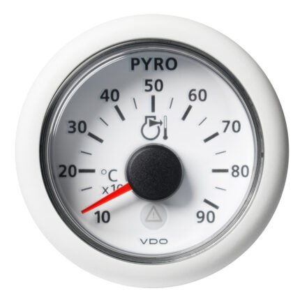 Veratron 52 MM (2-1/16") ViewLine Pyrometer - 100&deg; to 900&deg;C - White Dial & Bezel