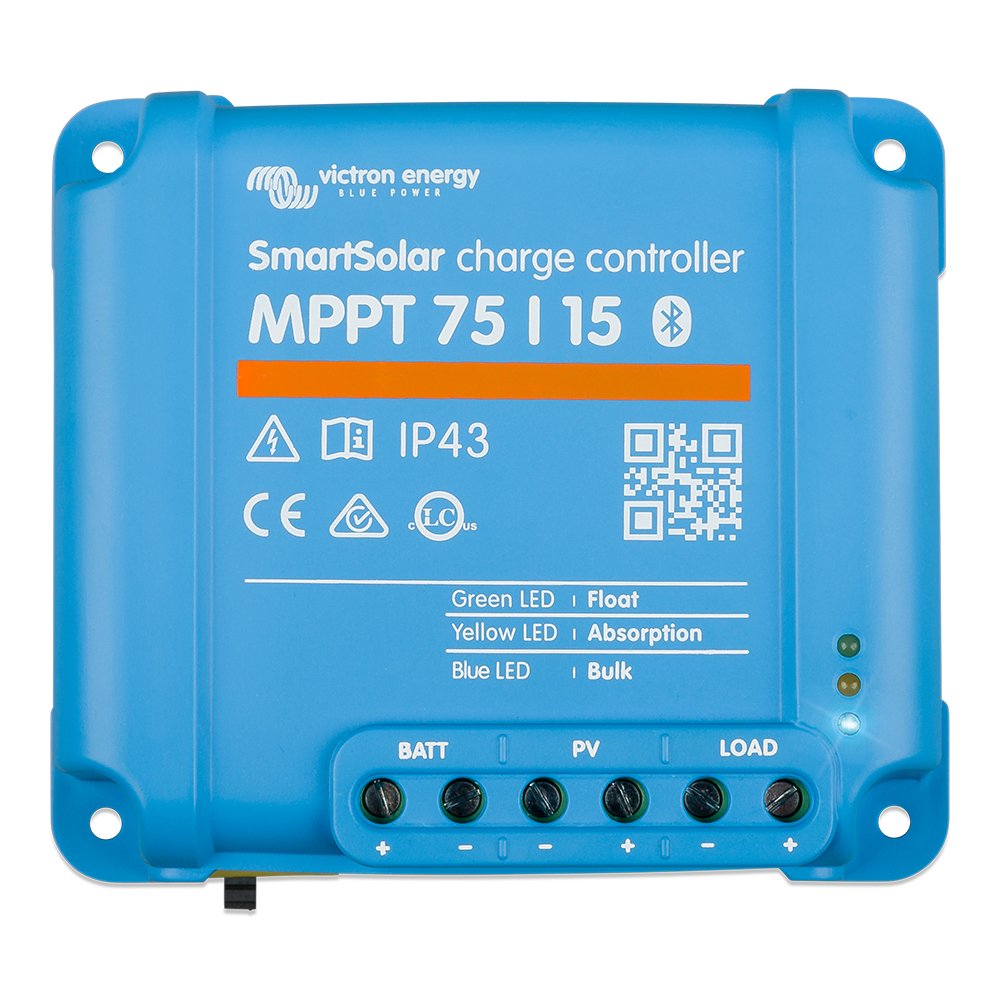 Victron SmartSolar MPPT Solar Charge Controller - 75V - 15Amp - UL Approved 82973XL