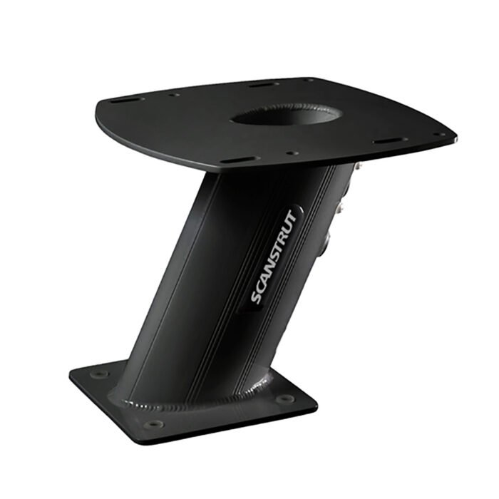 Scanstrut APT-250-01-B – Aluminum PowerTower® Radar Mount – 10″ Aft Leaning – Black