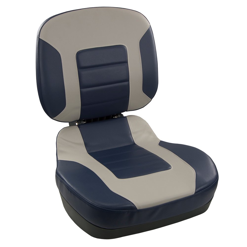 Springfield Fish Pro II Low Back Folding Seat - Navy/Grey 85952XL