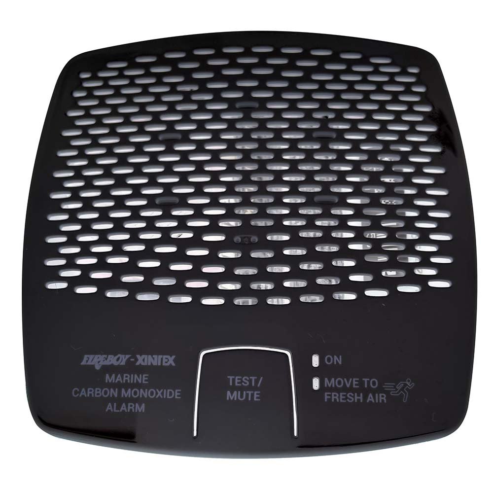 Fireboy-Xintex CO Alarm 12/24V DC - Black 90067XL