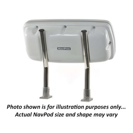 NavPod SystemPod Pre-Cut f/Raymarine Axiom 12 & Axiom+ 12 on Right & 2 Additional Instruments (3.6&Prime; holes) on Left f/9.5&Prime; Wide Guard