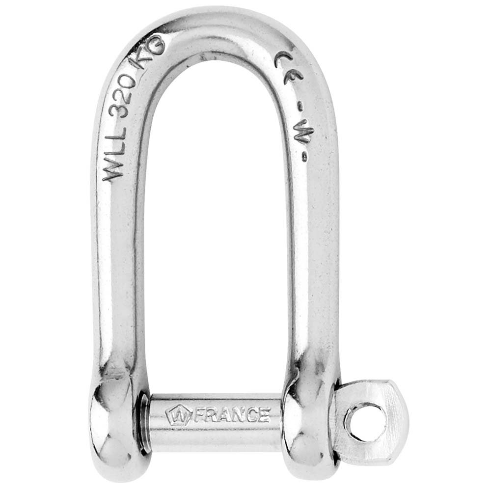 Wicahrd Self-Locking Long D Shackle - Diameter 5mm - 3/16" 93096XL
