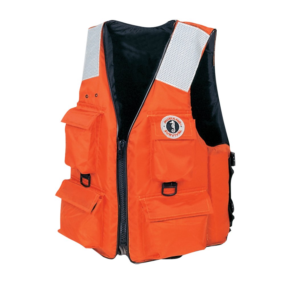 Mustang 4-Pocket Flotation Vest - Orange - XXL 93245XL