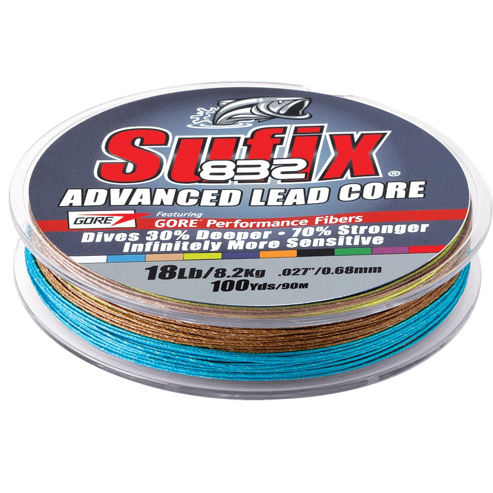 Sufix 832 Advanced Lead Core - 18lb - 10-Color Metered - 100 yds 96812XL