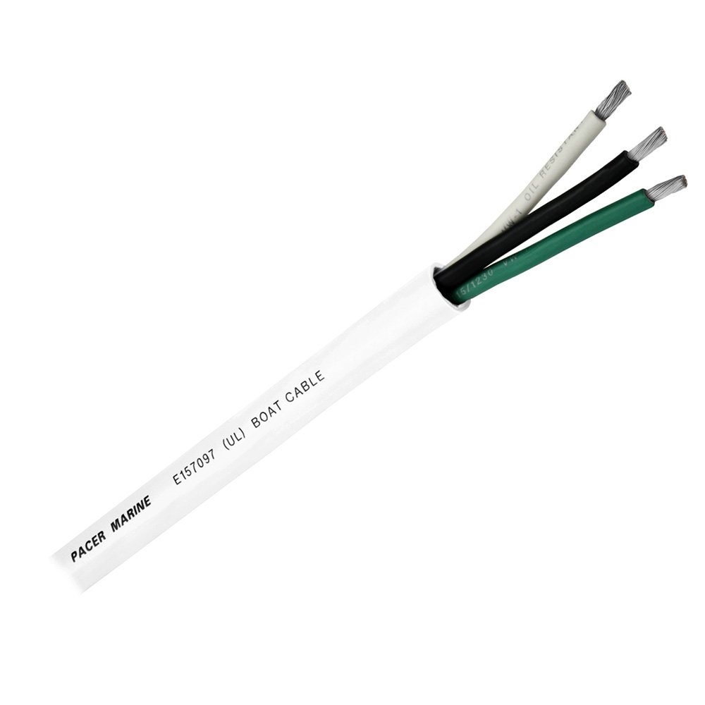 Pacer Round 3 Conductor Cable - 1000' - 14/3 AWG - Black 98471XL