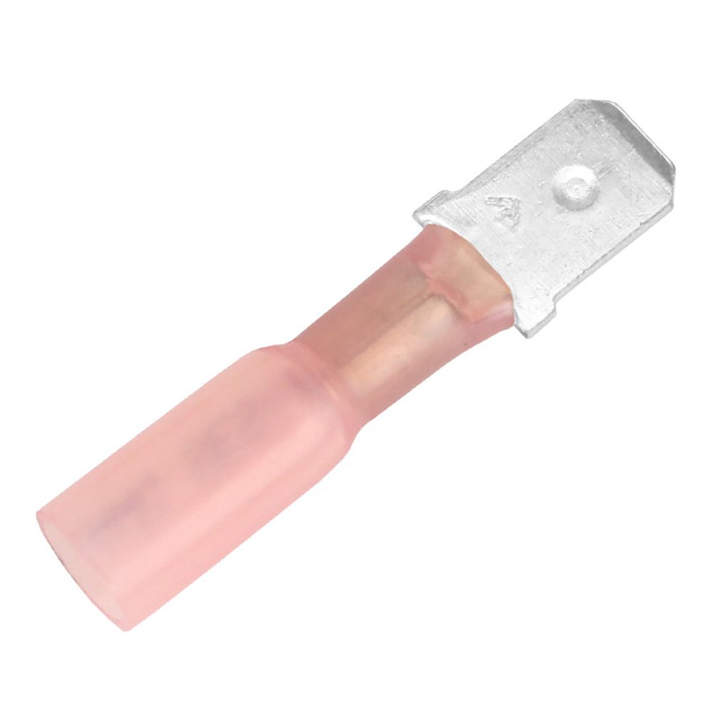 Pacer 22-18 AWG Heat Shrink Male Disconnect - 100 Pack 99352XL