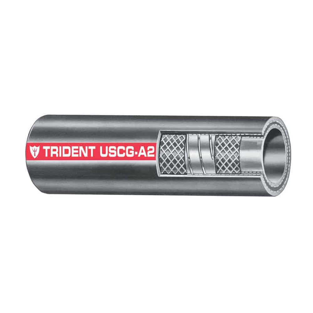 Trident Marine 2" Type A2 Fuel Fill Hose - Sold by the Foot 99618XL