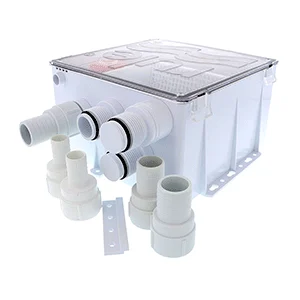Rule Shower Drain Box w/1100 GPH Pump - 12V