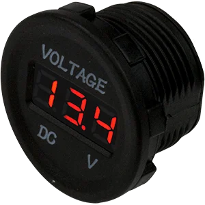 Sea-Dog Round Voltage Meter - 6V-30V