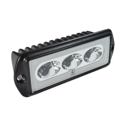 Lumitec CapriLT Flush Mount LED Flood Light - White Non-Dimming - Black Housing
