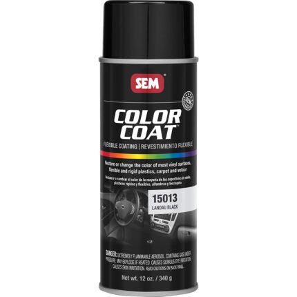 SEM Color Coat™ – 16oz Aerosol Can – Landau Black